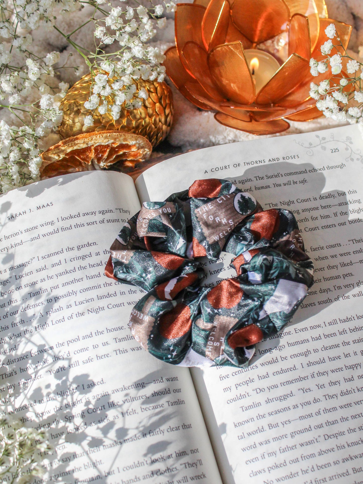 Bookish Satin Scrunchie | Forks, WA