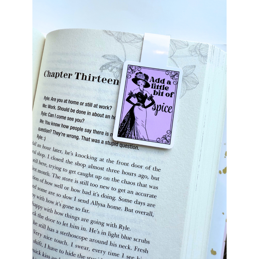 Add a little bit of spice smut vintage magnetic bookmark