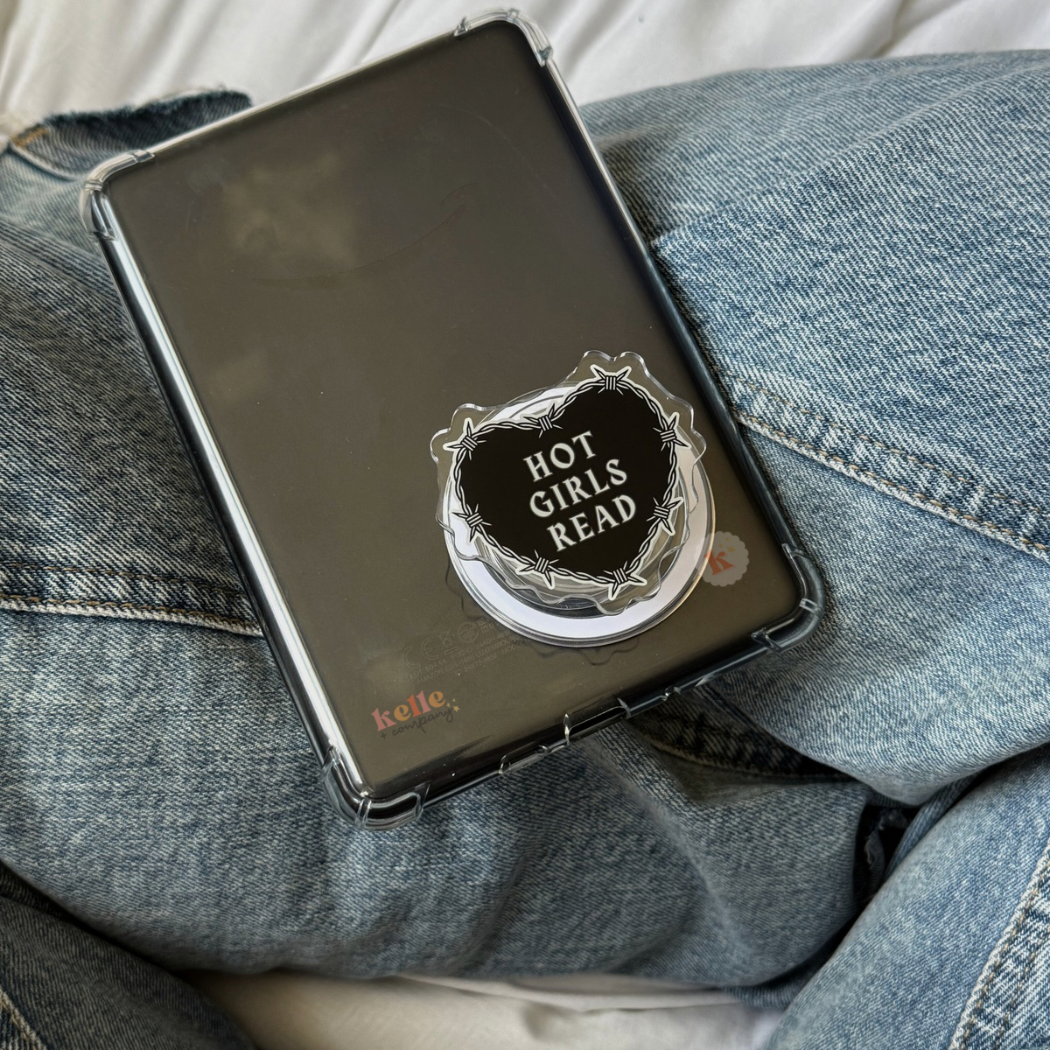 Hot girls read Kindle accessory | kindle grip | kindle case