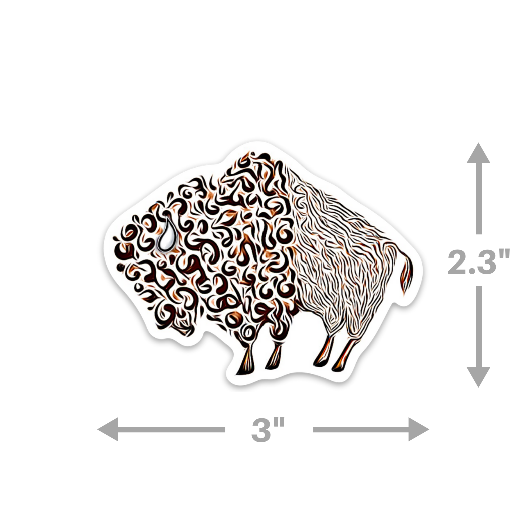 Buffalo Art - Sticker