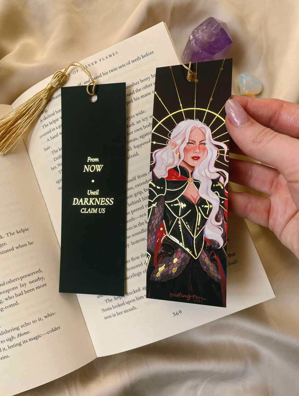 Manon Gold Foil Bookmark