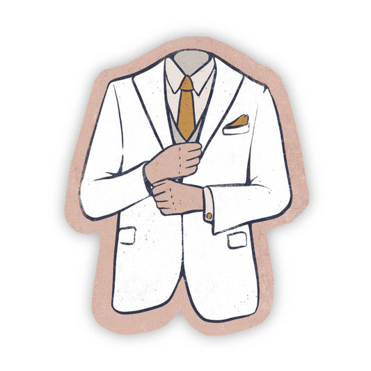 Great Gatsby Suit Sticker