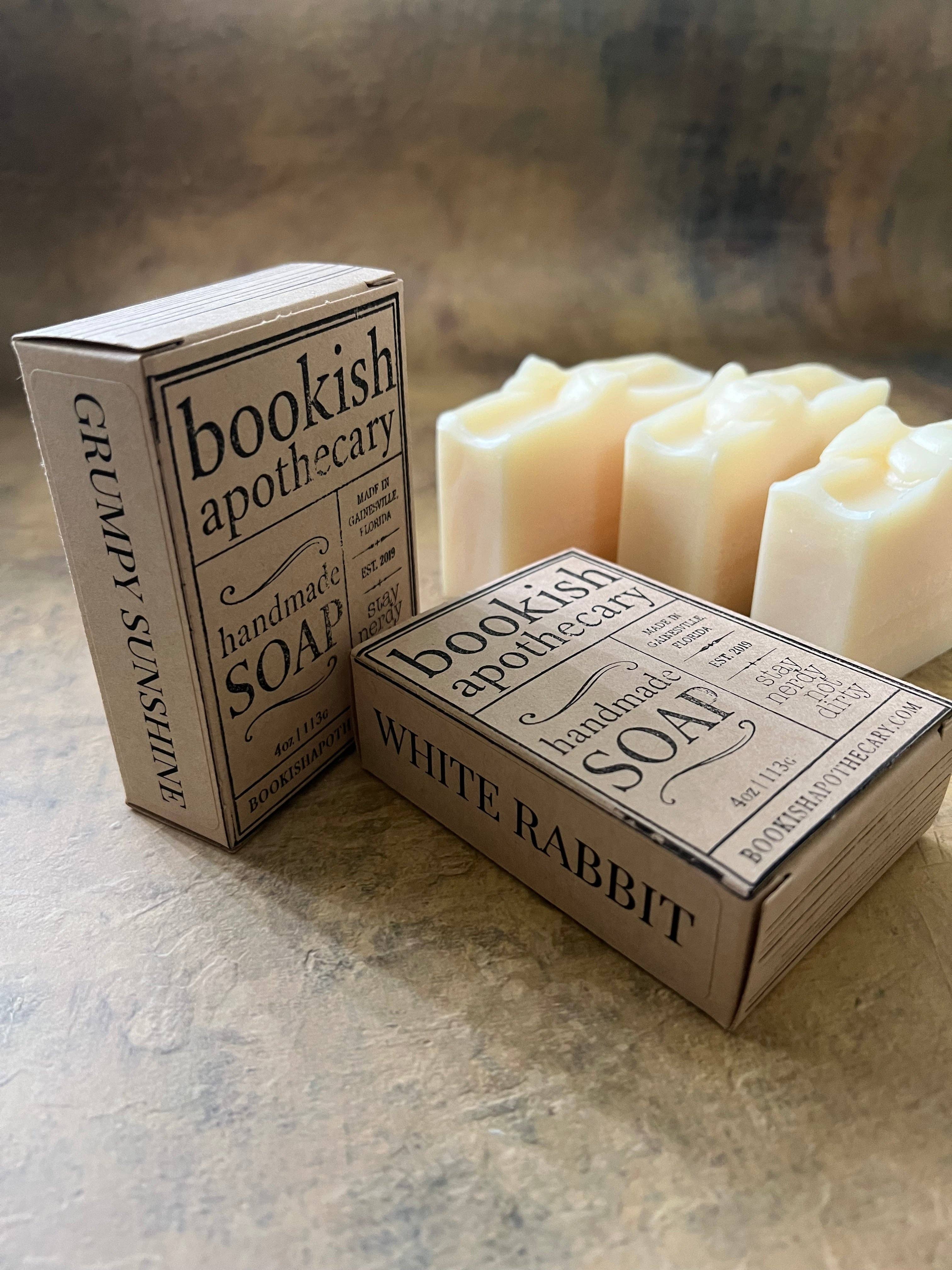 White Rabbit Book Lover Soap - Alice in Wonderland