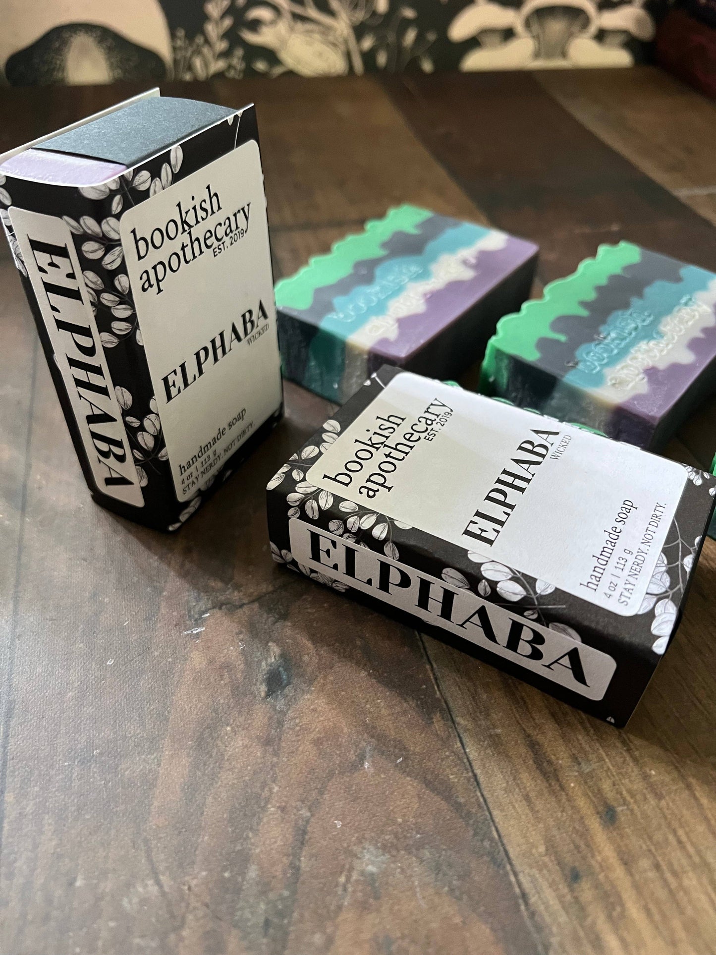 Elphaba Handmade Book Lover Soap - Wicked Inspired