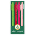 Merry Bookmas Reader Christmas Pen Set