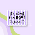 It’s About Bam! Time Purple Mahjong Vinyl Sticker