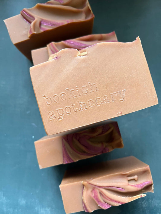 Warmth in the Study Book Lover Handmade Soap