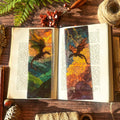 Dragon Lightning Stained Glass Bookmarks