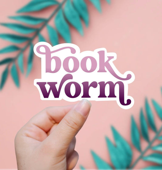 Bookworm Sticker