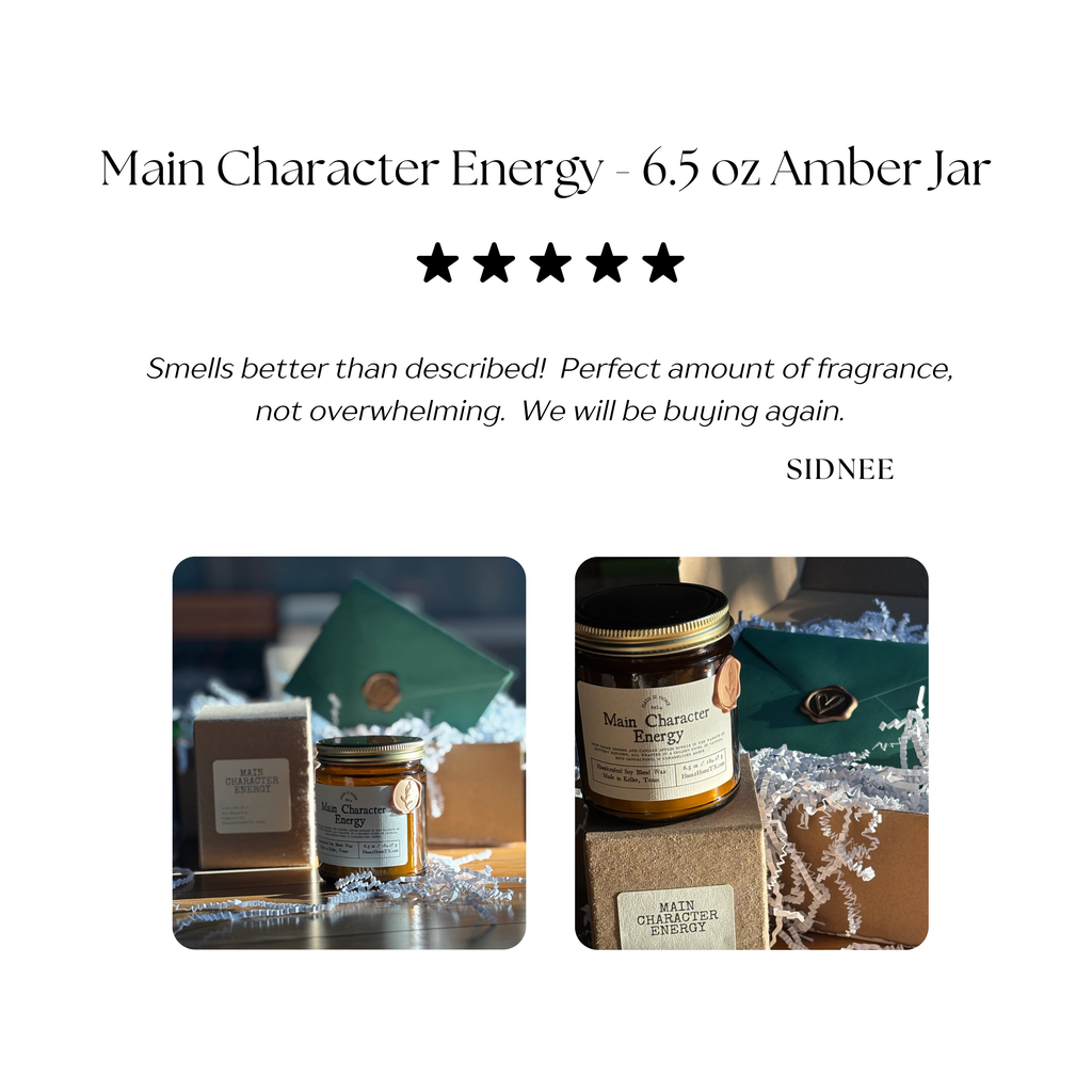 Main Character Energy | Gourmand Amber Candle