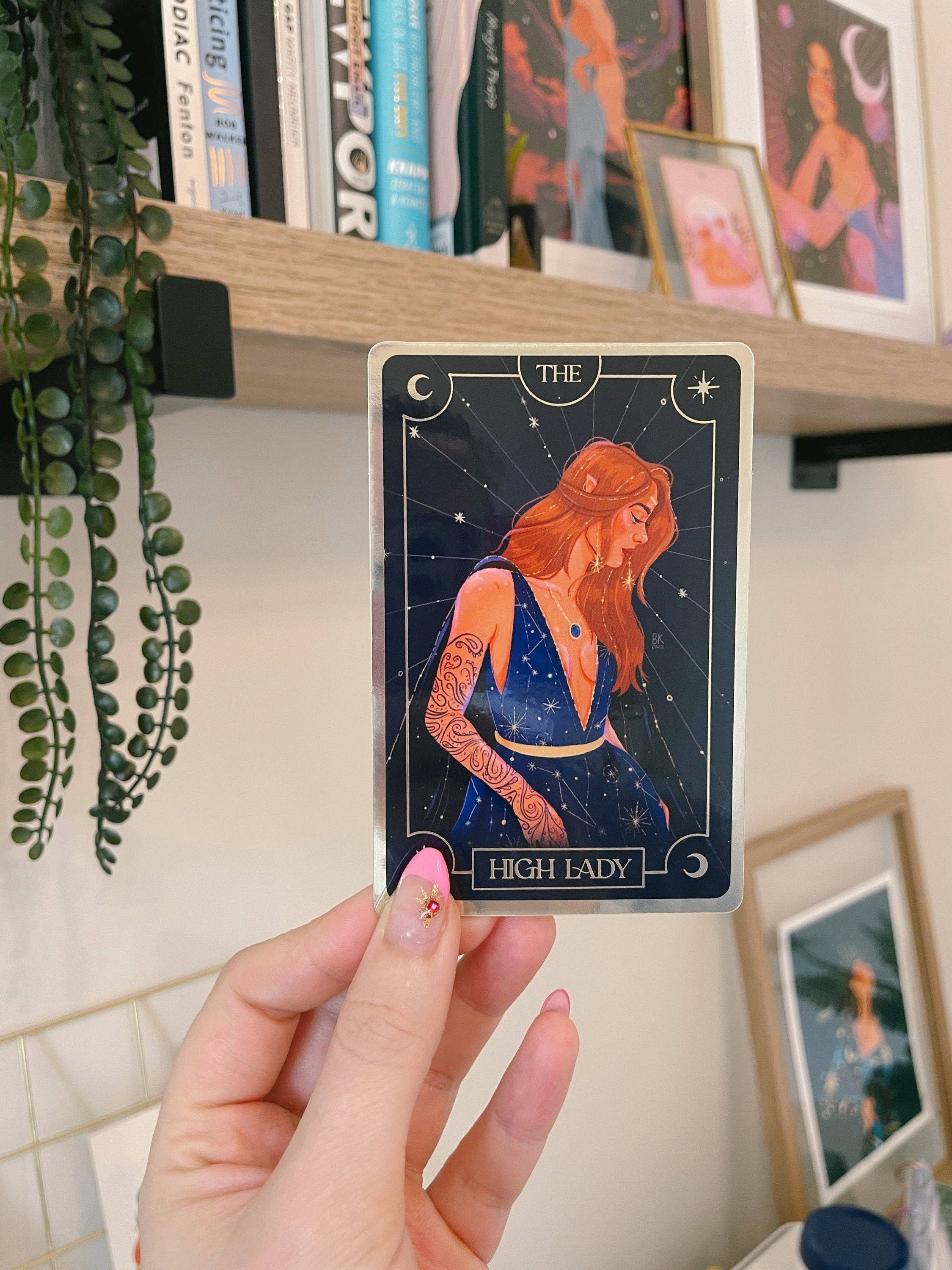 High Lady Feyre Tarot Card Sticker