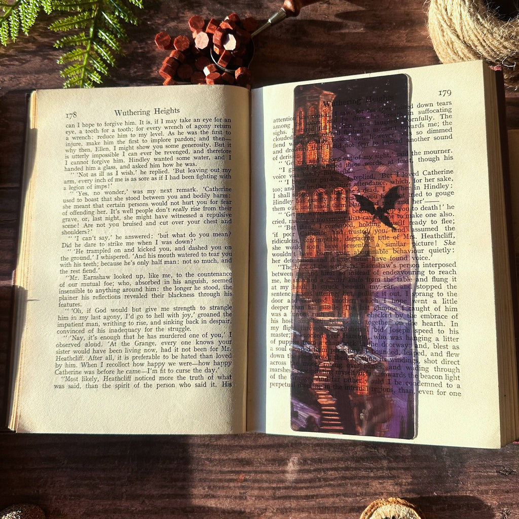 Nesta and Cassian House of Wind Stained Glass Bookmarks