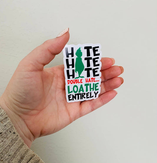 Loathe - The Grinch Sticker/Magnet
