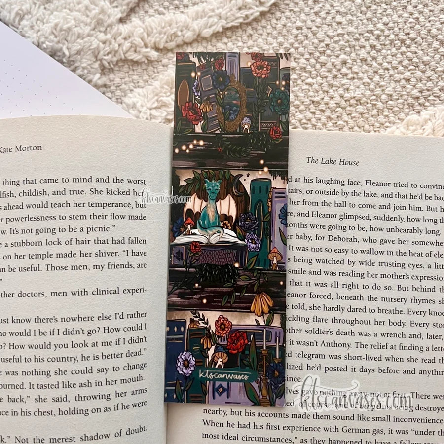 Fantasy Forest Bookshelf Bookmark