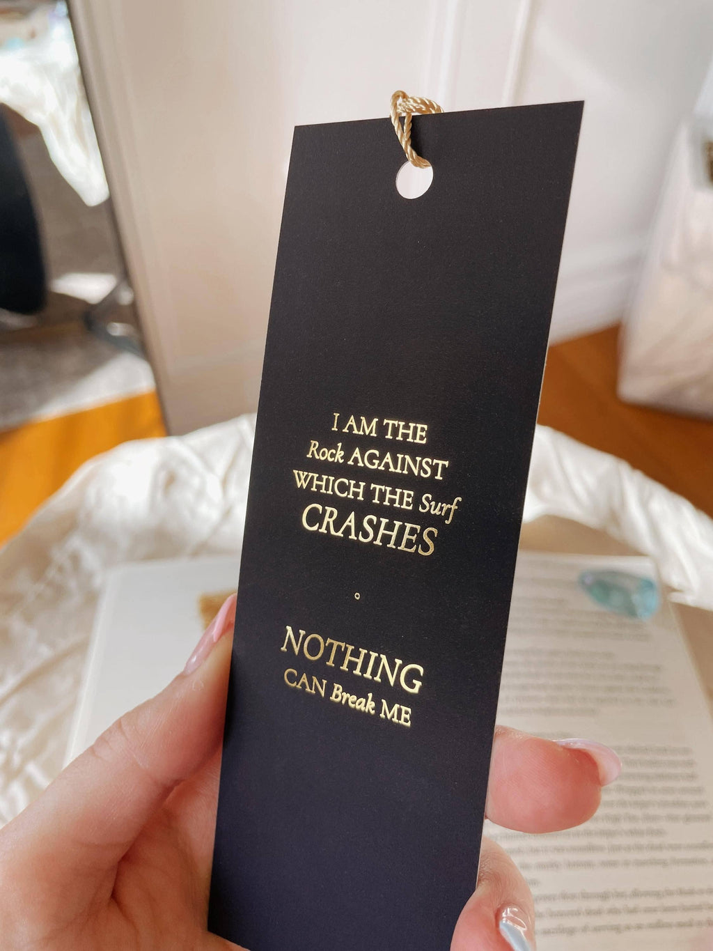 Nesta *Gold Foil* Bookmark