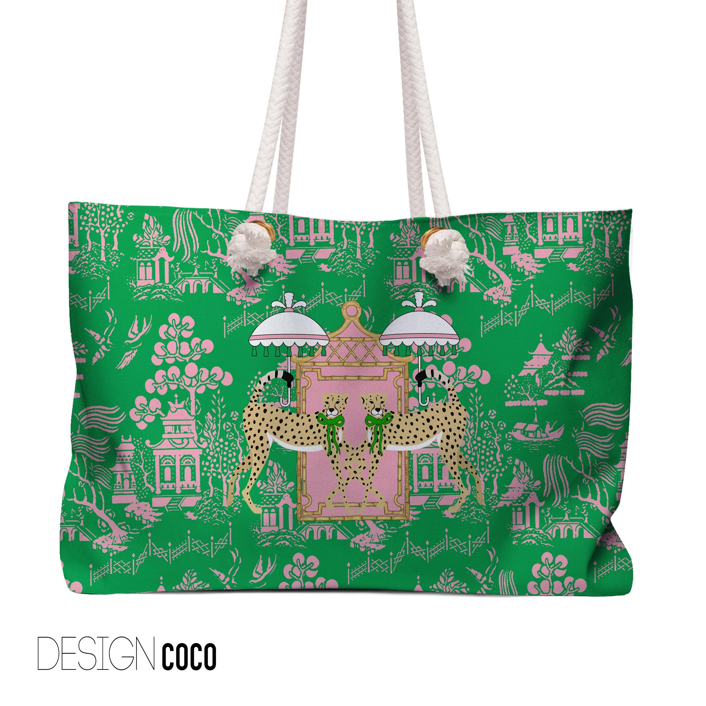 Mahjong Tote Bag, Boutique Monogram