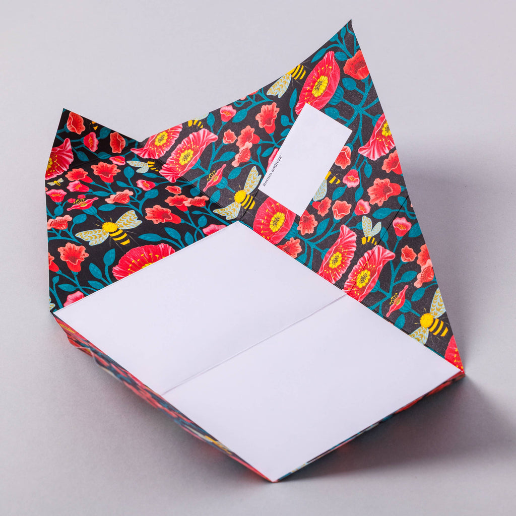 Bright & Beautiful Pigeon, Folding Letters, Pack of 6