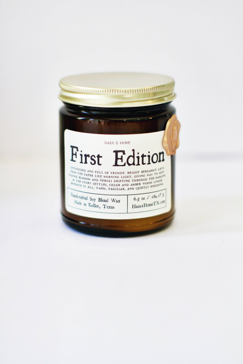 First Edition Candle | Rice Steam, Mimosa & Soft Woods