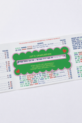 Mahjong Line Finder Tool for Standard and Large Size NMJL Cards - Green