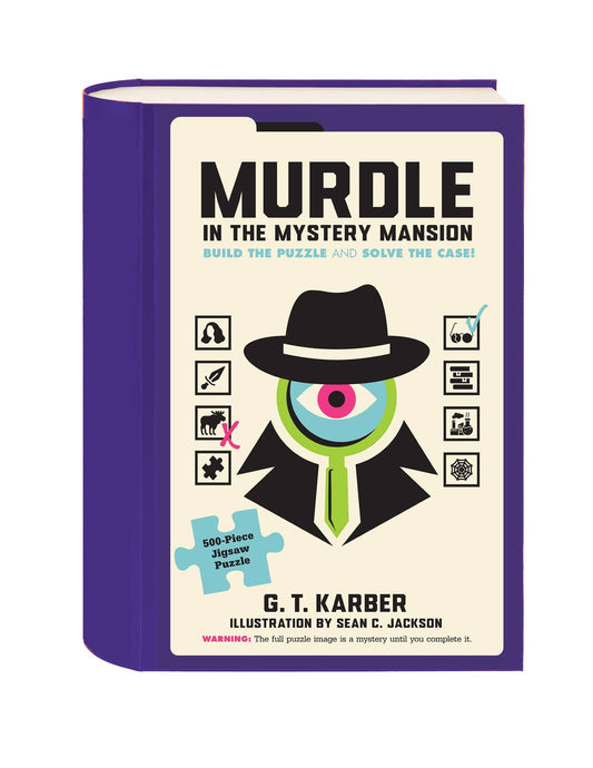 Murdle in the Mystery Mansion 500-Piece Jigsaw Puzzle