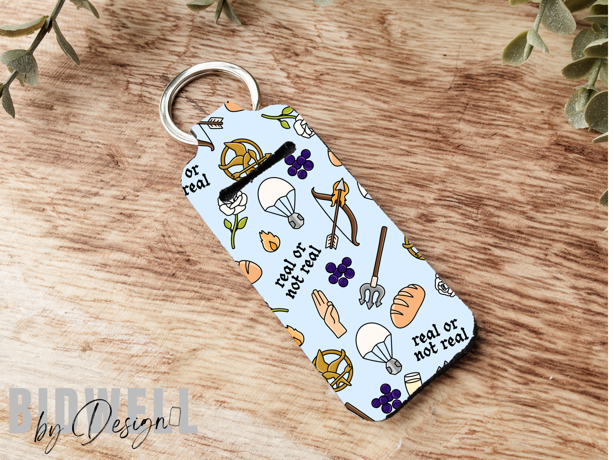 Hunger Games Chapstick Holder Keychain