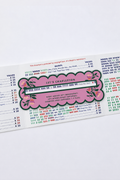 Mahjong Line Finder Tool for Standard and Large Size NMJL Cards - Pink