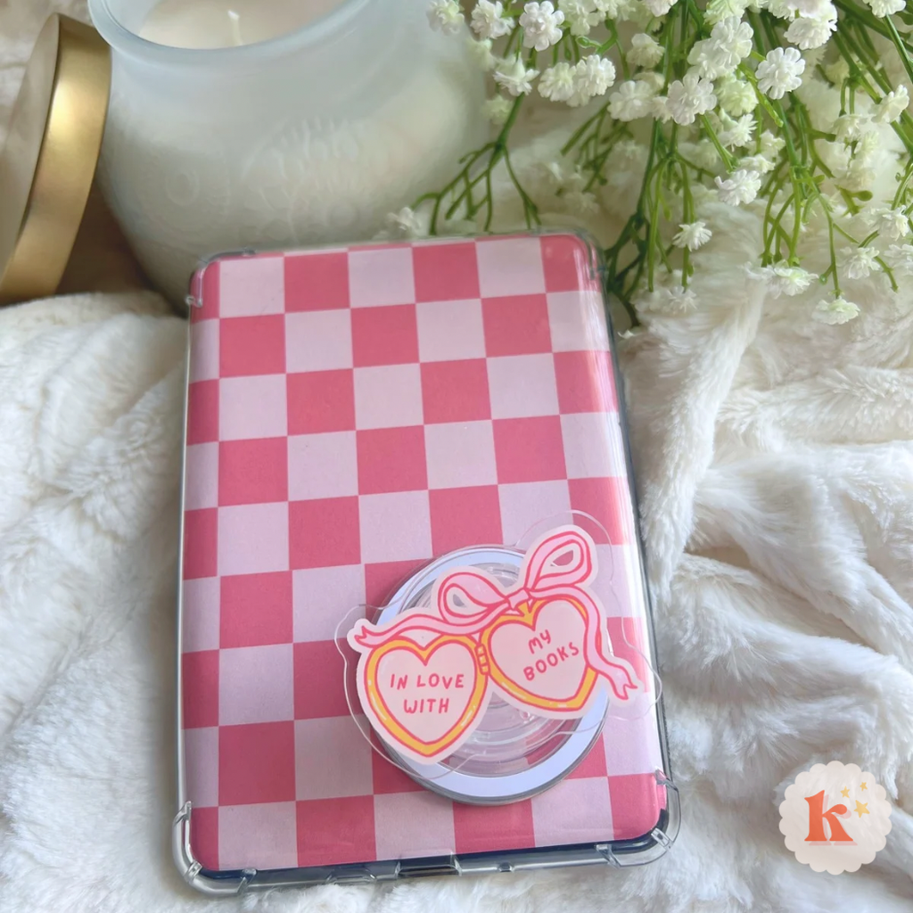 Kindle accessories | bookish kindle grip | kindle case stand