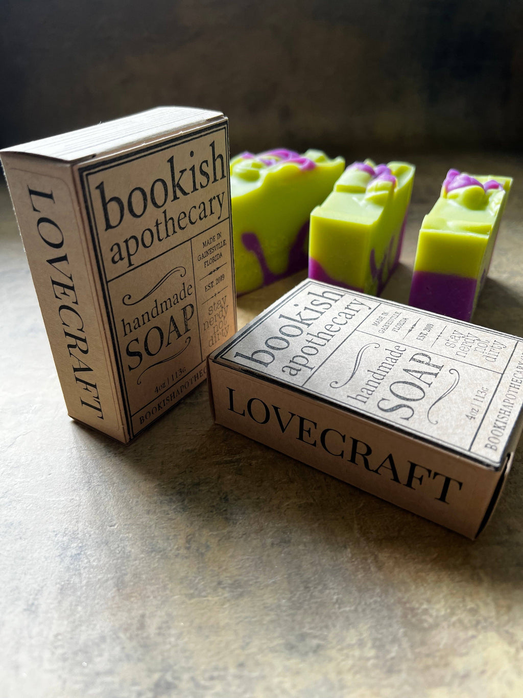 Lovecraft Book Lover Handmade Soap