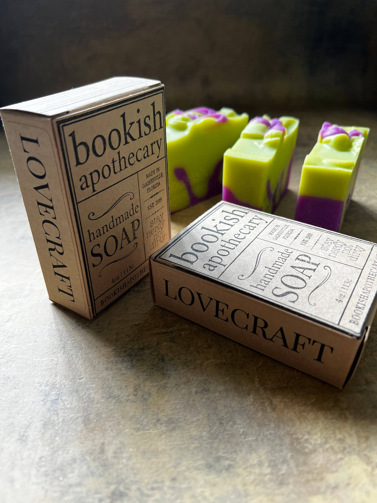 Lovecraft Book Lover Handmade Soap
