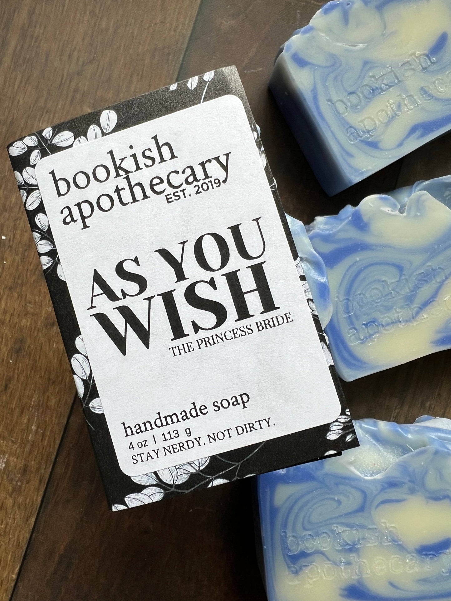 As You Wish Book Lover Handmade  Soap - The Princess Bride