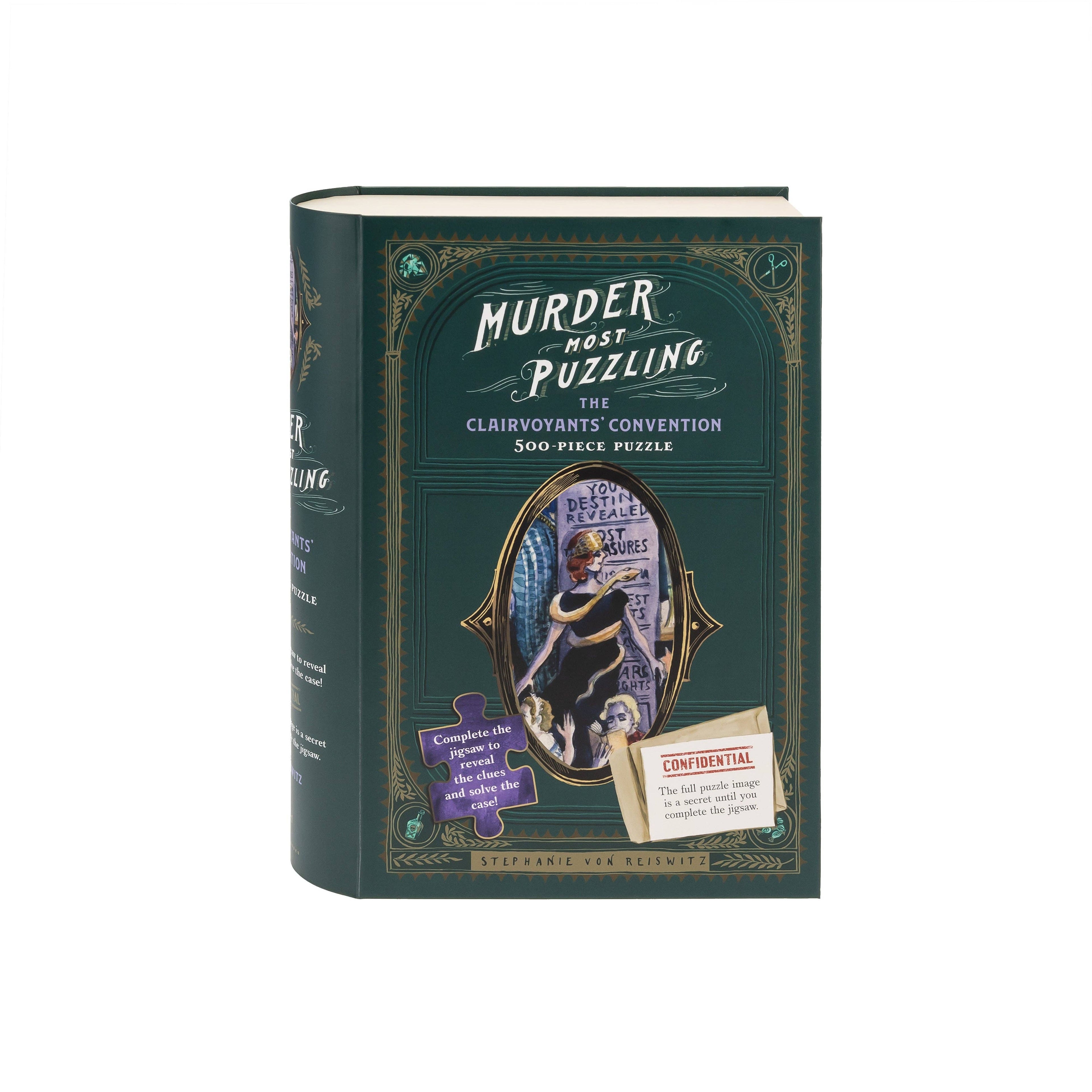 Murder Most Puzzling: The Clairvoyants' Convention 500-Piece Puz,