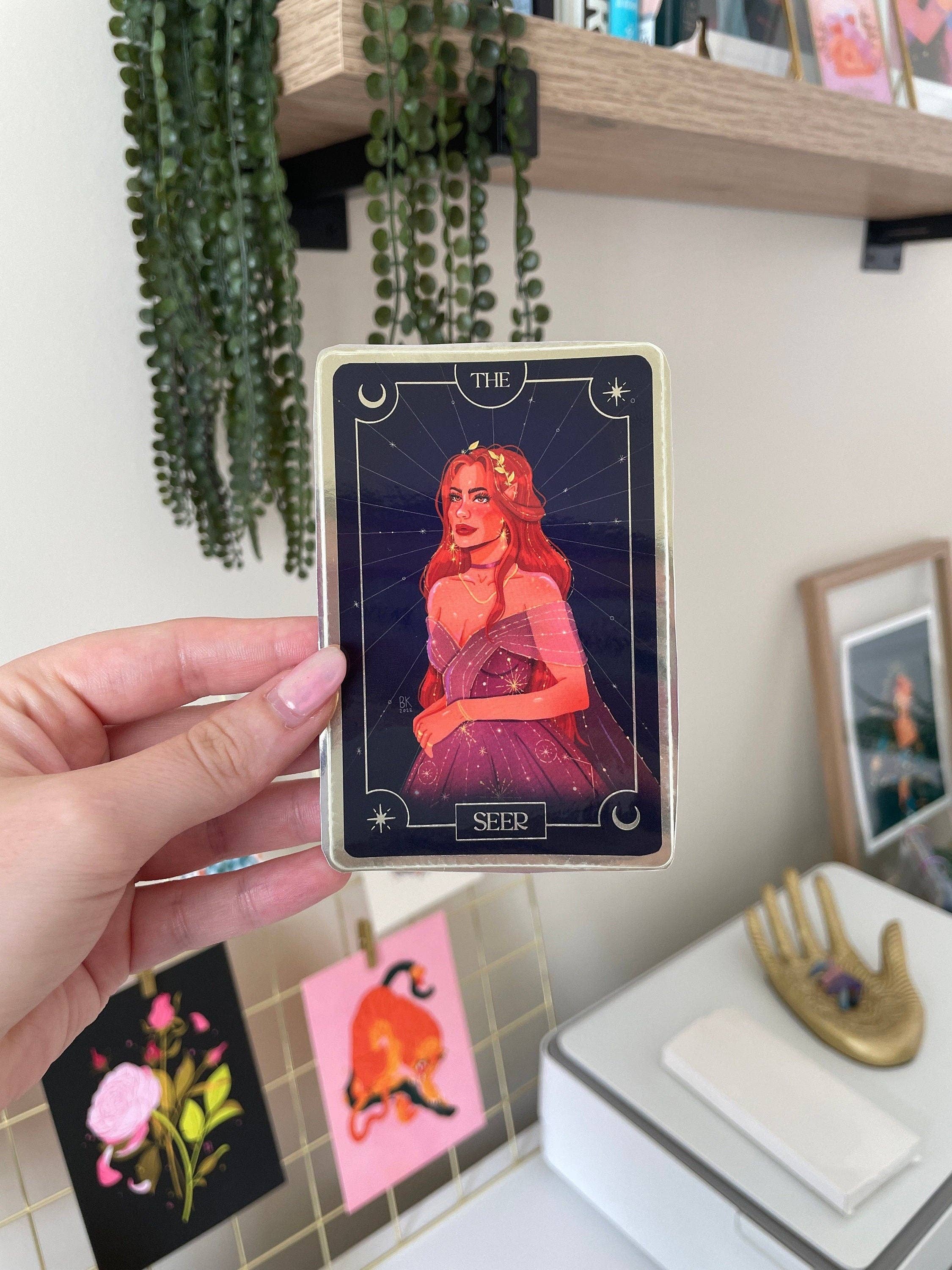 The Seer Elain Tarot Card Sticker