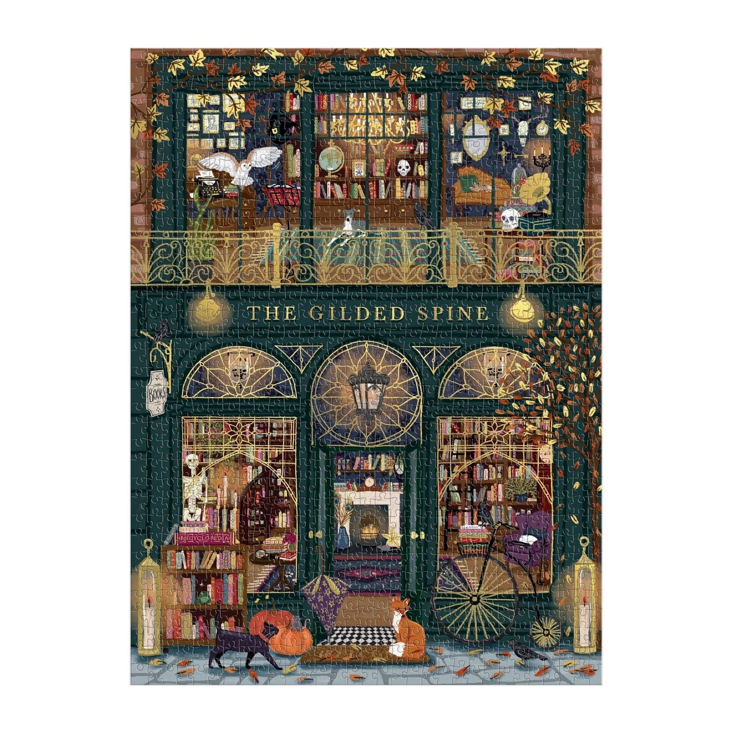 The Gilded Spine 1000 Piece Foil Puzzle