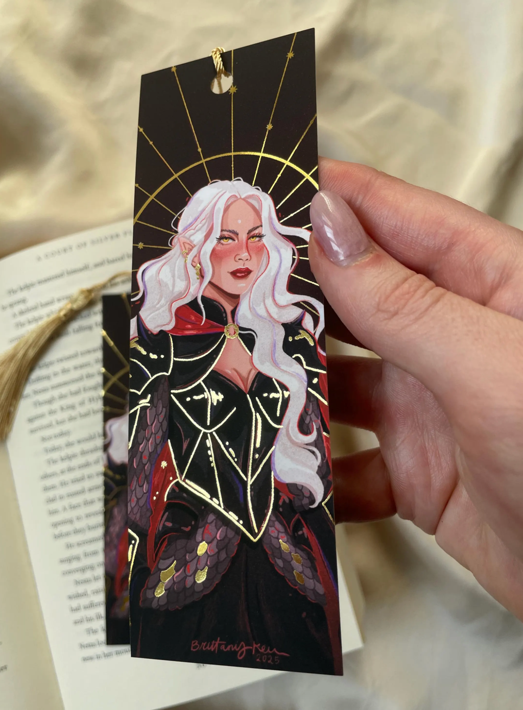 Manon Gold Foil Bookmark