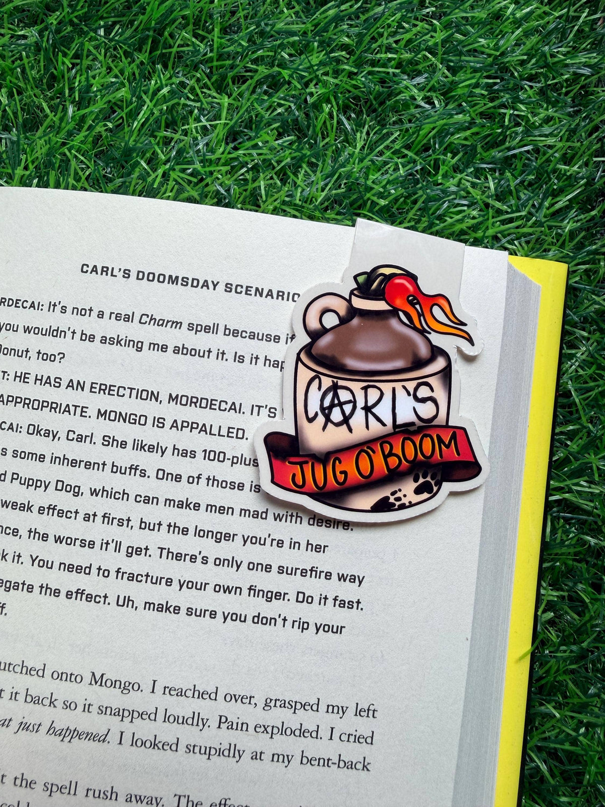 Carls Jug O’ Boom, Dungeon Crawler Carl, Magnetic Bookmark