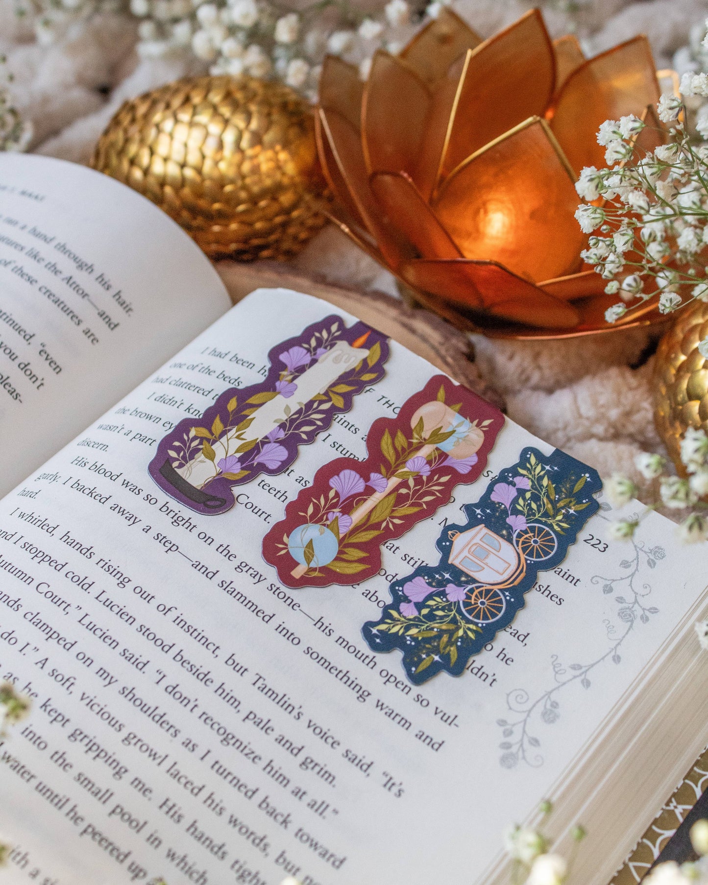 Regency Era Romance Magnetic Bookmarks | Set of 3