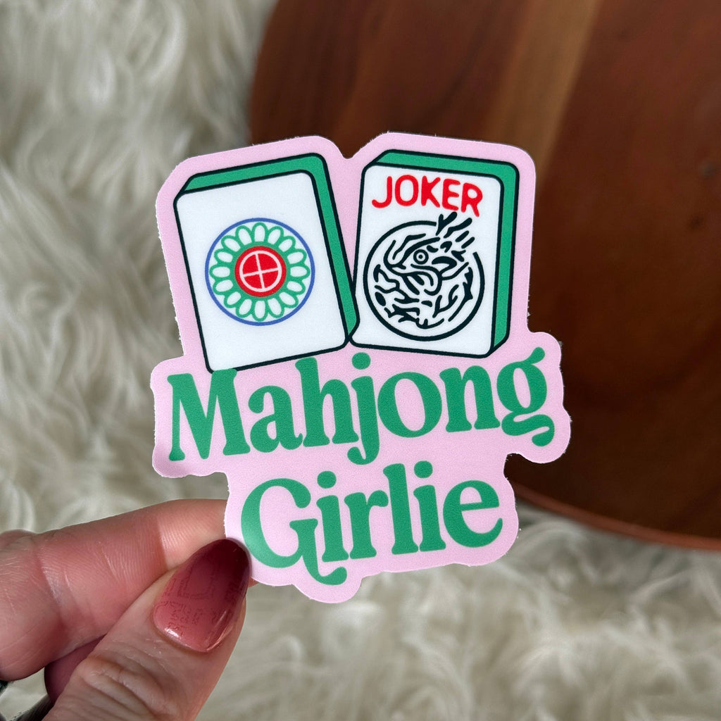 Mahjong Girlie Tile Mahjong Sticker