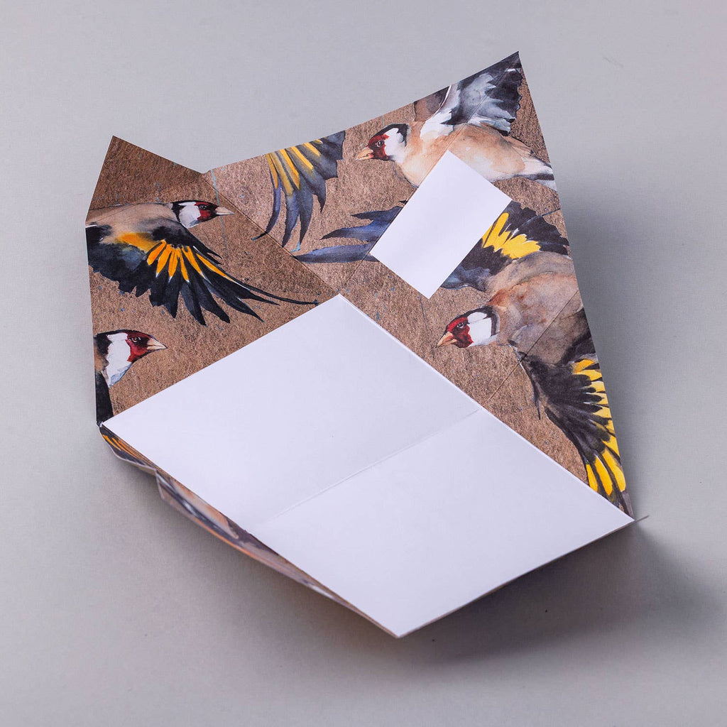 Golden Flight Pigeon, Folding Letter Set – Pack of 6 Letters