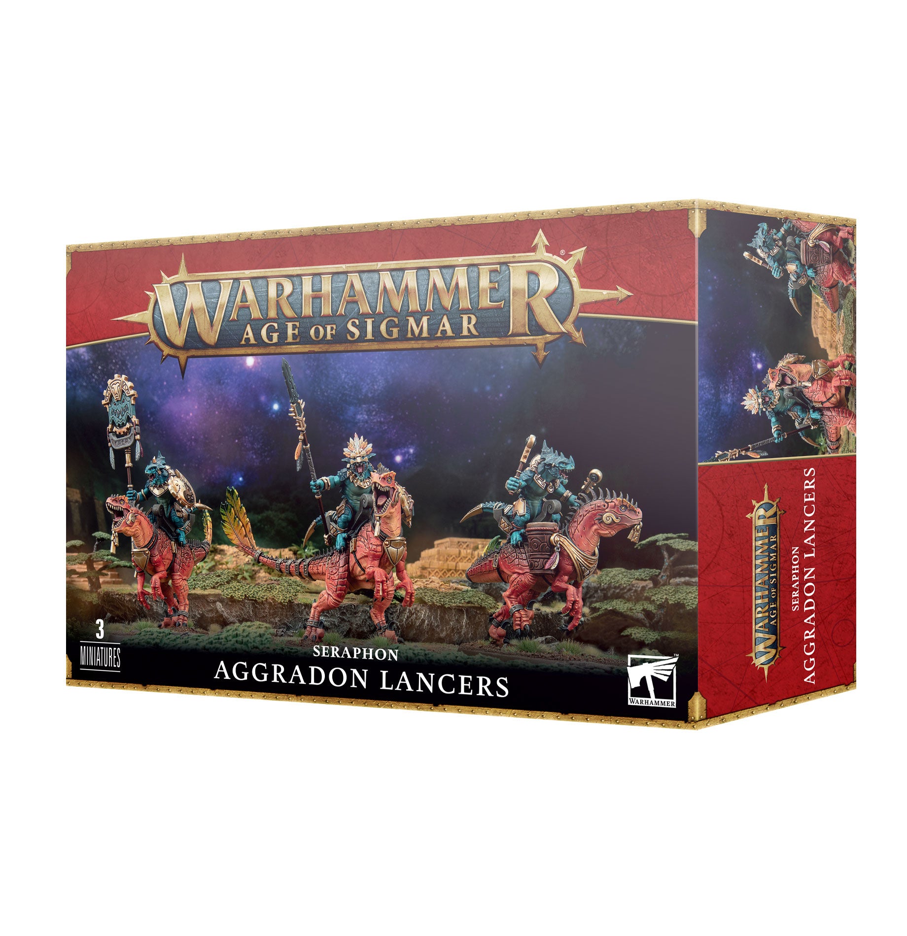 Warhammer AOS  Seraphon: Aggradon Lancers