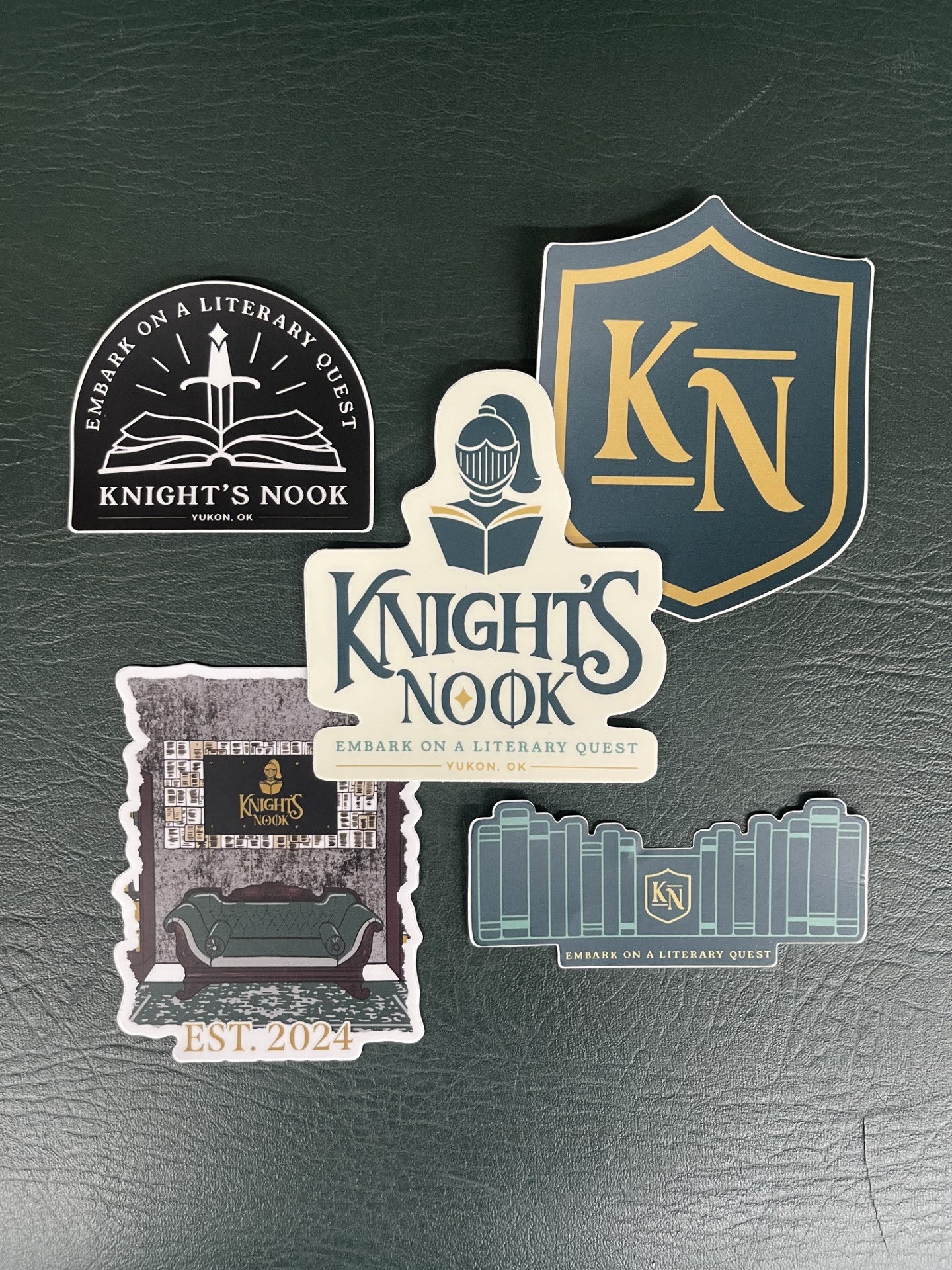 Knight's Nook Logo Stickers