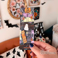 Spooky Bookshelf Double Sided Bookmark
