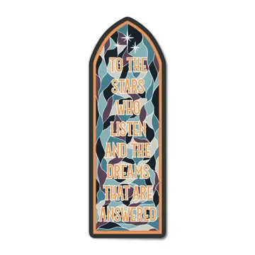 ACOTAR To The Stars Window Die-Cut Bookmark