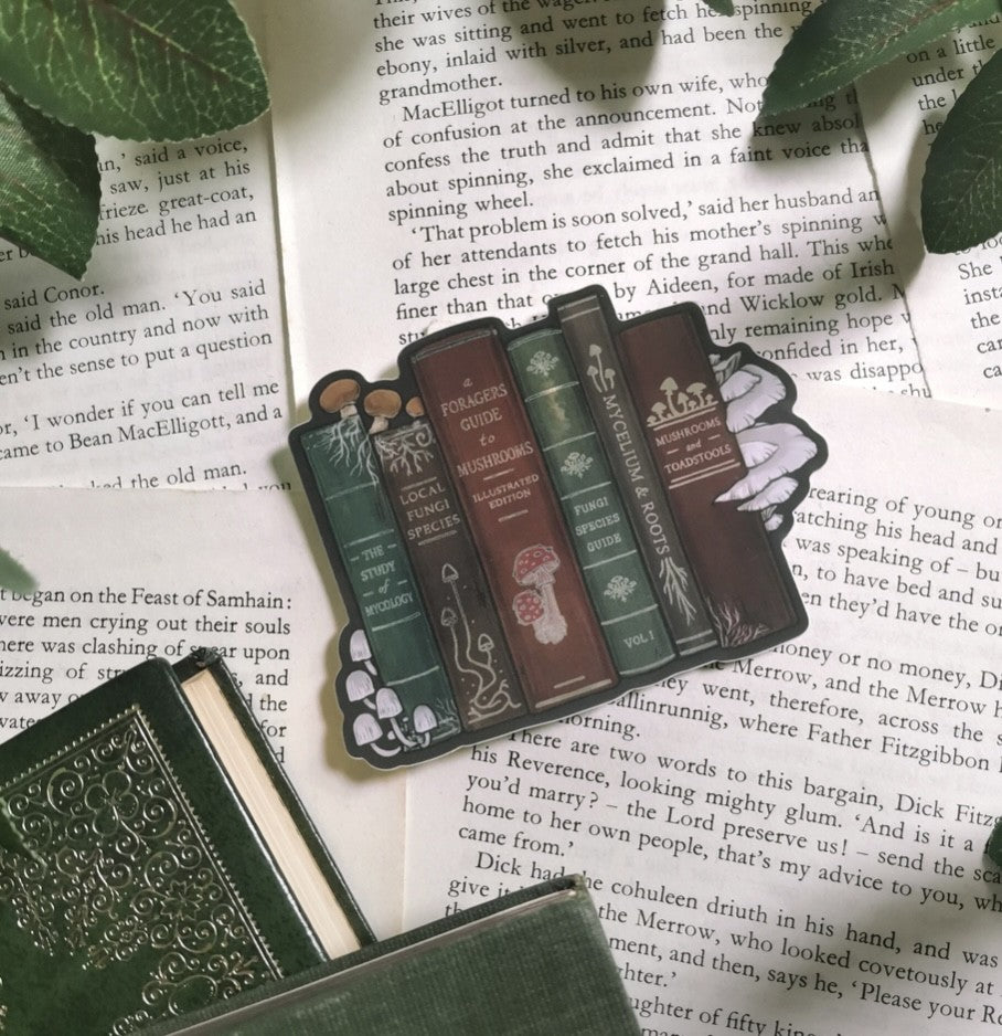 Old Bookshelves Stickers