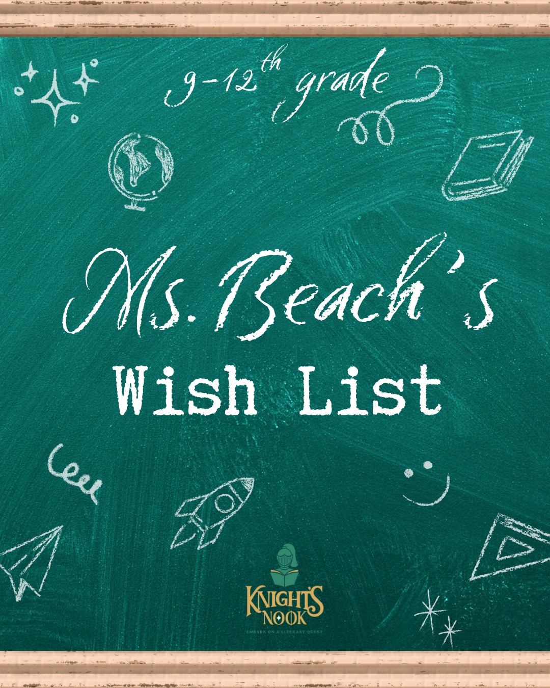 Ms. Beach's Teacher Wish List